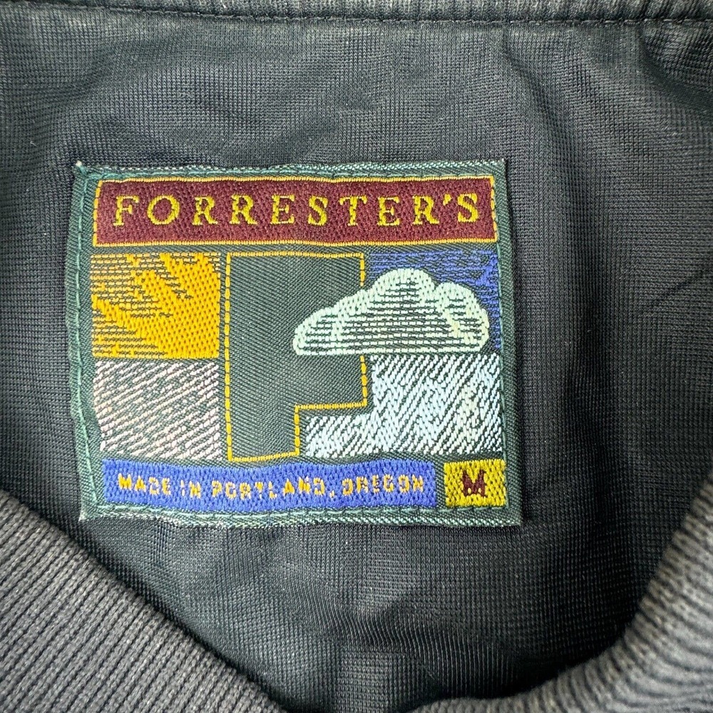 Forrester's Men's Golf Wind Pullover Size M Reversible Tropical Vintage V-Neck - Picture 7 of 12